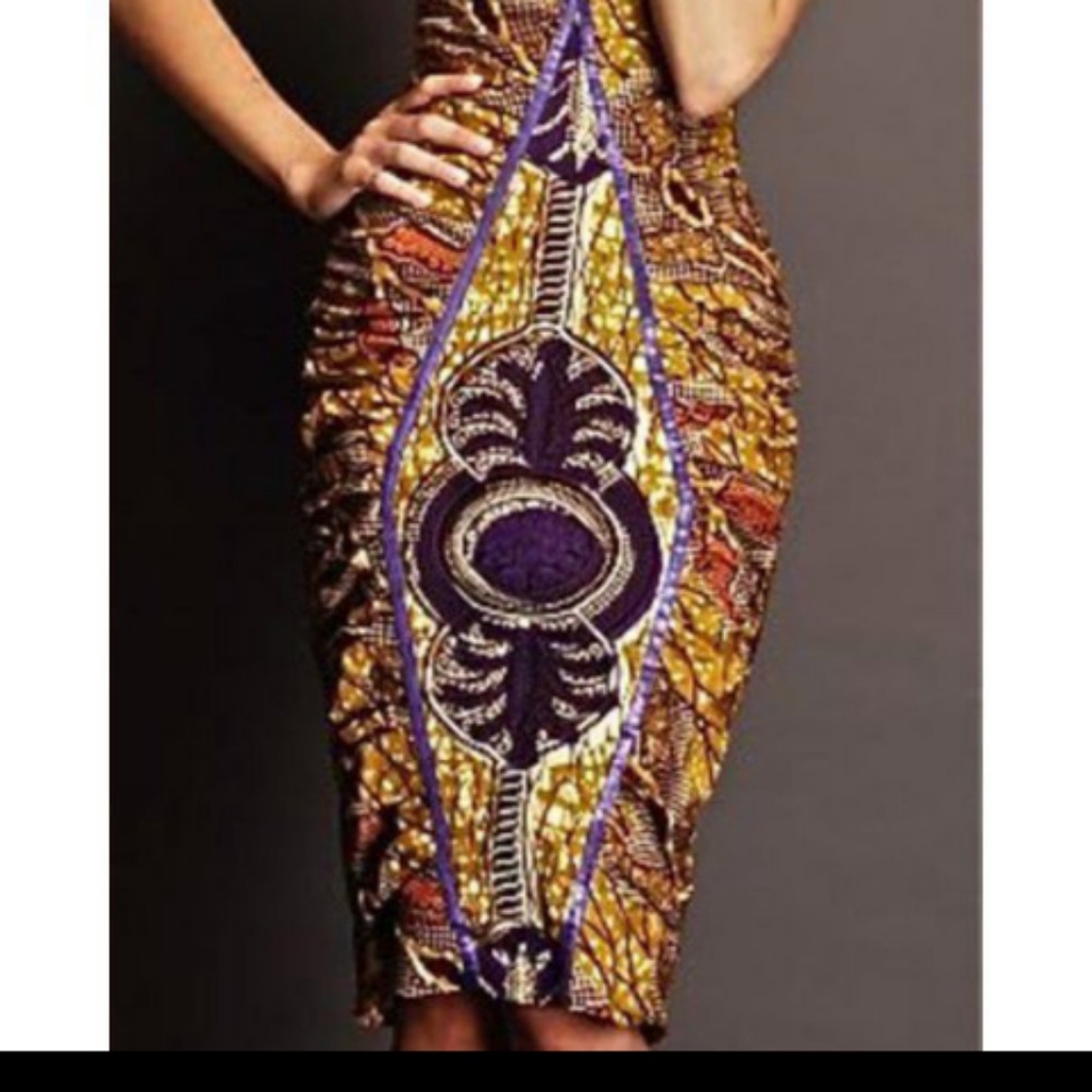 SALE! High Waist Ethnic Print Skirt